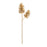 Melrose International Glittered Pine Cone Spray, Set of 2, Gold