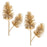 Melrose International Glittered Pine Cone Spray, Set of 2, Gold