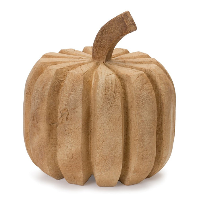Melrose International Carved Pumpkins, Set of 2, Brown