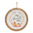 Melrose International Fall Harvest Plaque, Set of 2, White/Blue