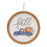 Melrose International Fall Harvest Plaque, Set of 2, White/Blue
