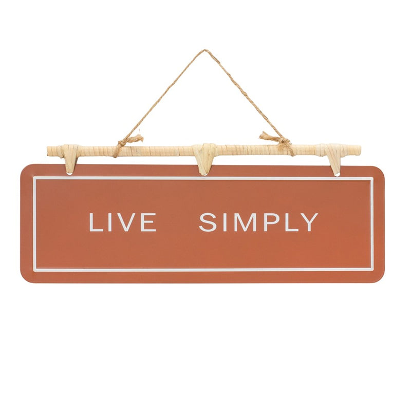 Melrose Hanging Fall Sentiment Sign, Set of 2, Orange/Brown