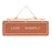 Melrose Hanging Fall Sentiment Sign, Set of 2, Orange/Brown