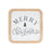 Melrose International Holiday Sentiment Plaque, Set of 12, Black/White