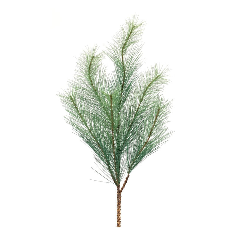 Melrose International Long Needle Pine Spray, Set of 6, Green/Brown - 87607DS