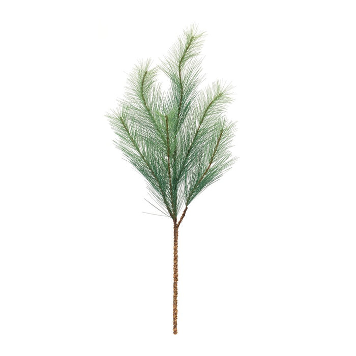 Melrose International Long Needle Pine Spray, Set of 6, Green/Brown