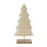 Melrose International Woven Wicker Design Pine Tree, Set of 2, Cream