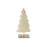 Melrose International Woven Wicker Design Pine Tree, Set of 2, Cream