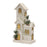 Melrose LED Lighted Winter House Display 21"H, White/Brown - 87666DS