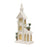 Melrose LED Lighted Winter Church Display 27"H, White/Green - 87667DS