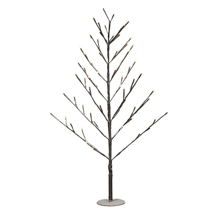 Melrose International LED Lighted Tree Decor 34.75"H, Grey - 87673DS