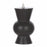 Melrose Simplux Designer 6" LED Candle with Remote, Set of 2, Black - 87684DS