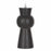 Melrose Simplux Designer 8" LED Candle with Remote, Set of 2, Black - 87687DS