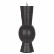 Melrose Simplux Designer 10" LED Candle with Remote, Set of 2, Black - 87690DS