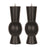 Melrose Simplux Designer 10" LED Candle with Remote, Set of 2, Black