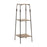 Melrose International Metal Plant Stand/Wood Shelves 41.5"H, Brown - 88045DS