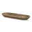 Melrose International Etched Dough Bowl Tray, Set of 2, Brown - 88087DS