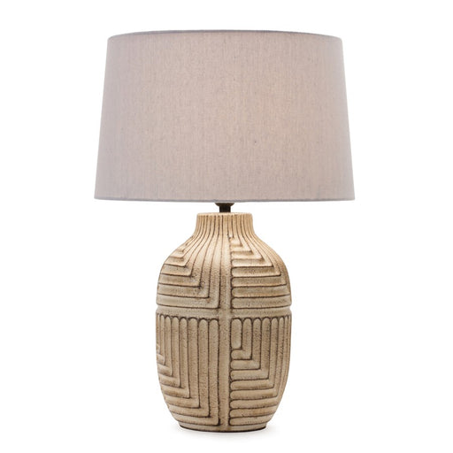 Melrose International Ceramic Table Lamp 24"H, Tan - 88094DS