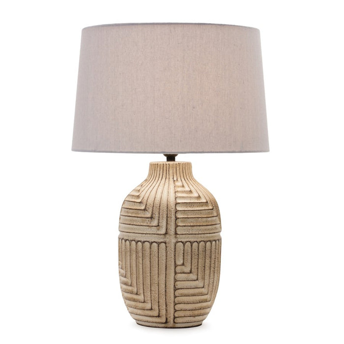 Melrose International Ceramic Table Lamp 24"H, Tan - 88094DS