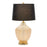 Melrose International Glass Lamp 28.5"H, Gold/Blue - 88108DS