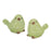 Melrose Irridescent Ceramic Bird Figurine, Set of 6, Green - 88224DS