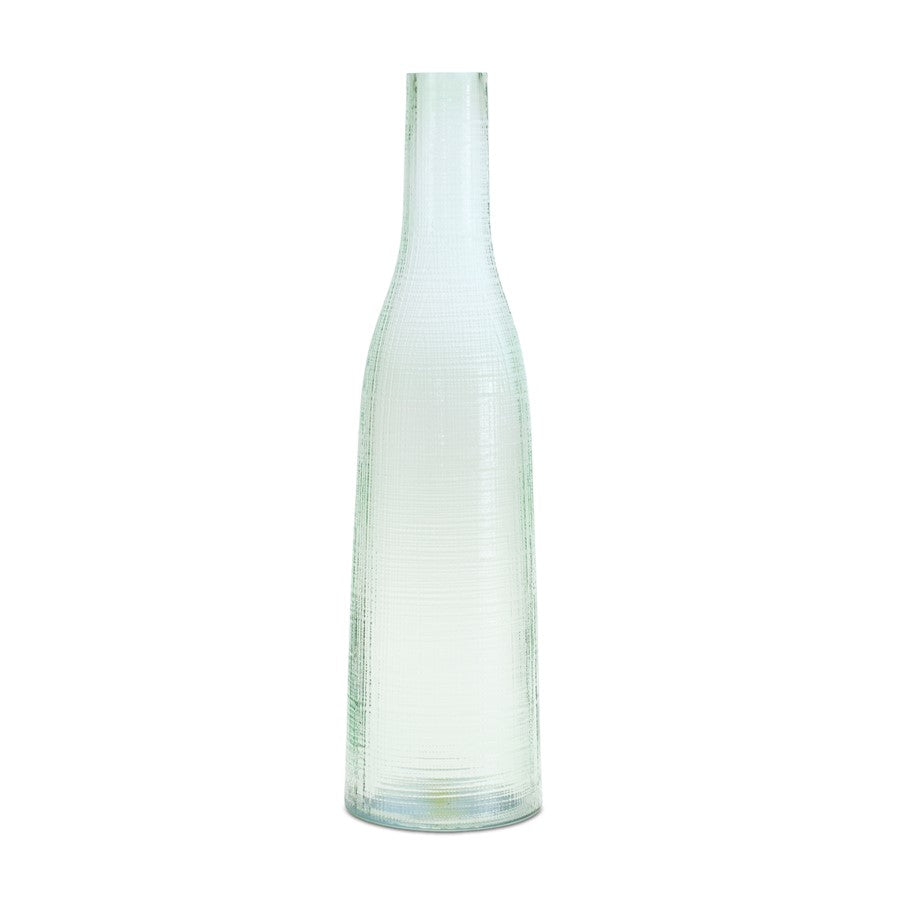 Melrose International Green Glass Bottle Vase, Set of 4 - 88258DS