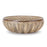 Melrose International Decorative Wicker Design Bowl, Set of 2, Brown - 88281DS