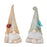 Melrose Gnome Statue/Wood GRain, Design, Set of 2, Green/Orange - 88329DS