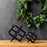 Melrose International Modern Metal Star Sculpture, Set of 2, Black/Gol