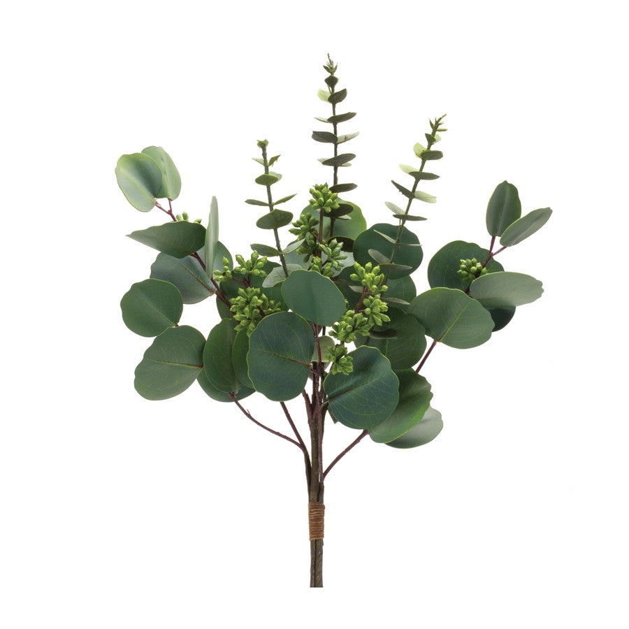 Melrose International Mixed Eucalyptus Bundle, Set of 6, Green - 88372DS