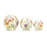 Melrose International LED Floral Dragonfly Orb, Set of 3, Green/Pink - 88453DS