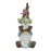 Melrose International Tree Trunk Gnome Stack, Set of 2, Blue/Green - 88529DS