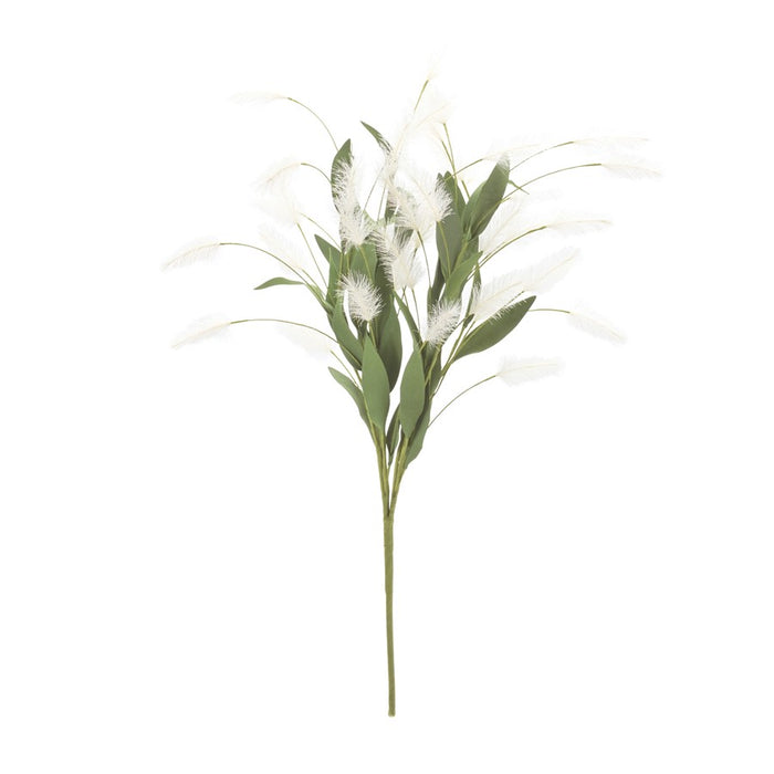 Melrose White Plume Bush (Set of 2), Green/White