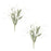 Melrose White Plume Bush (Set of 2), Green/White