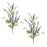 Melrose International Lavender Floral Spray, Set of 2, Green/Purple