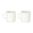 Melrose International Ceramic Farm Animal Mug, Set of 4, White - 88584DS