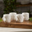 Melrose International Ceramic Farm Animal Mug, Set of 4, White