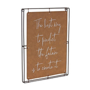 Melrose Create the Future Wall Frame, Set of 2, Black/Brown - 88653DS