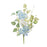 Melrose International Mini Blossom Spray, Set of 6, Green/Blue/White - 88664DS