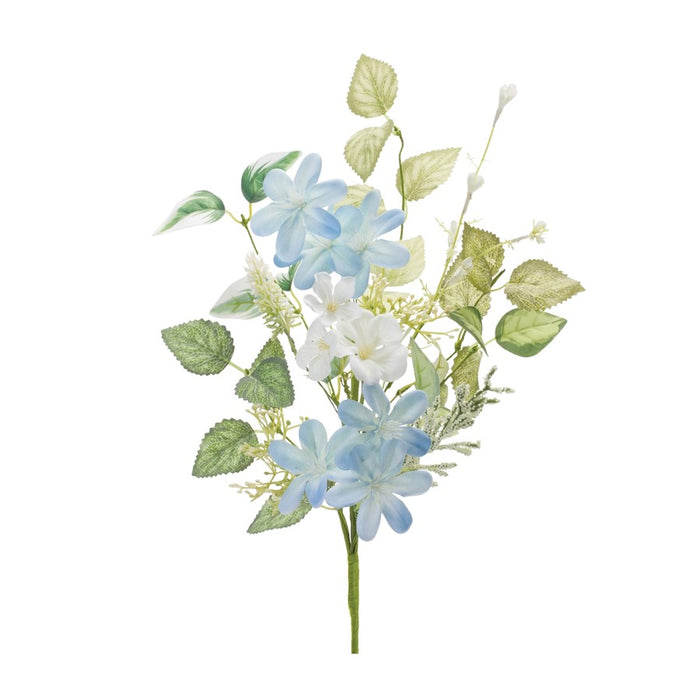Melrose International Mini Blossom Spray, Set of 6, Green/Blue/White - 88664DS