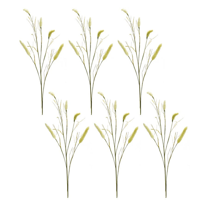 Melrose International Foxtail Spray, Set of 6, Green