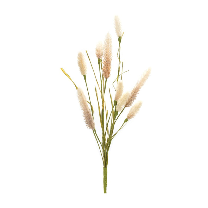 Melrose International Foxtail Spray, Set of 6, Green/White - 88695DS