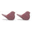 Melrose International Porcela, Bird Figurine, Set of 2, Brown
