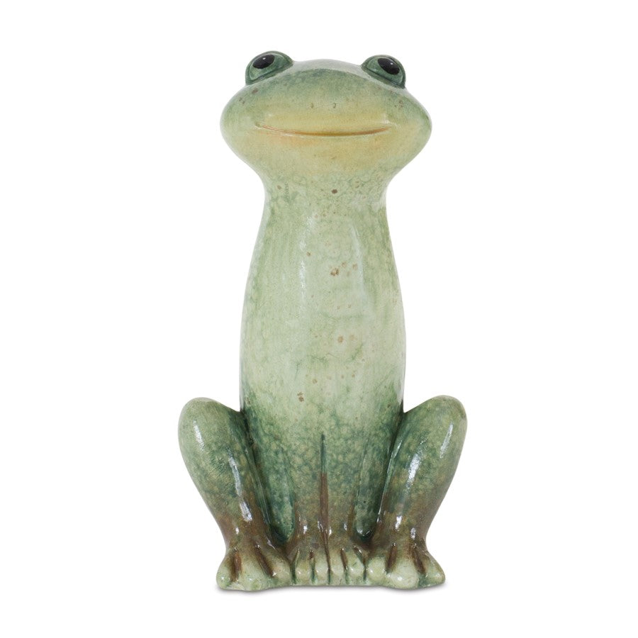 Melrose International Garden Frog Figurine, Set of 6, Green - 88742DS