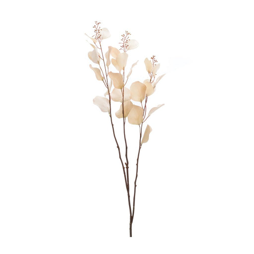 Melrose International Seeded Eucalyptus Stem, Set of 6, Beige - 88816DS