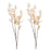Melrose International Seeded Eucalyptus Stem, Set of 6, Beige