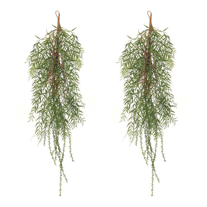 Melrose International Foliage Twig Swag, Set of 2, Green