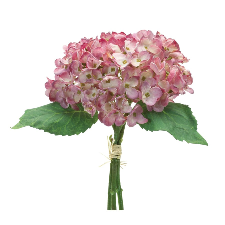 Melrose International Hydrangea Bundle, Set of 6, Green/Purple - 88855DS