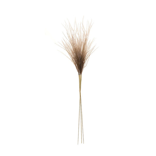 Melrose International Grass Plume Bundle, Set of 2, White/Brown