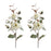 Melrose International Magnolia Floral Spray, Set of 2, Green/White